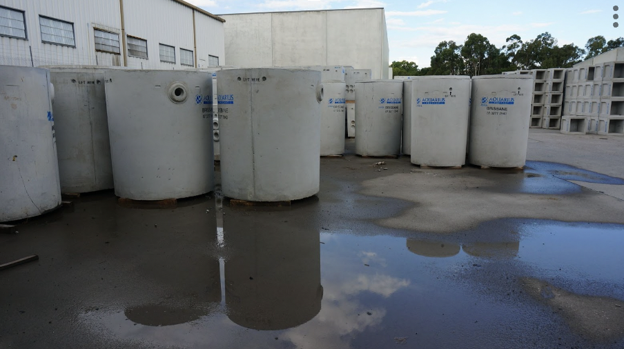 Septic tank plumbing and drainage